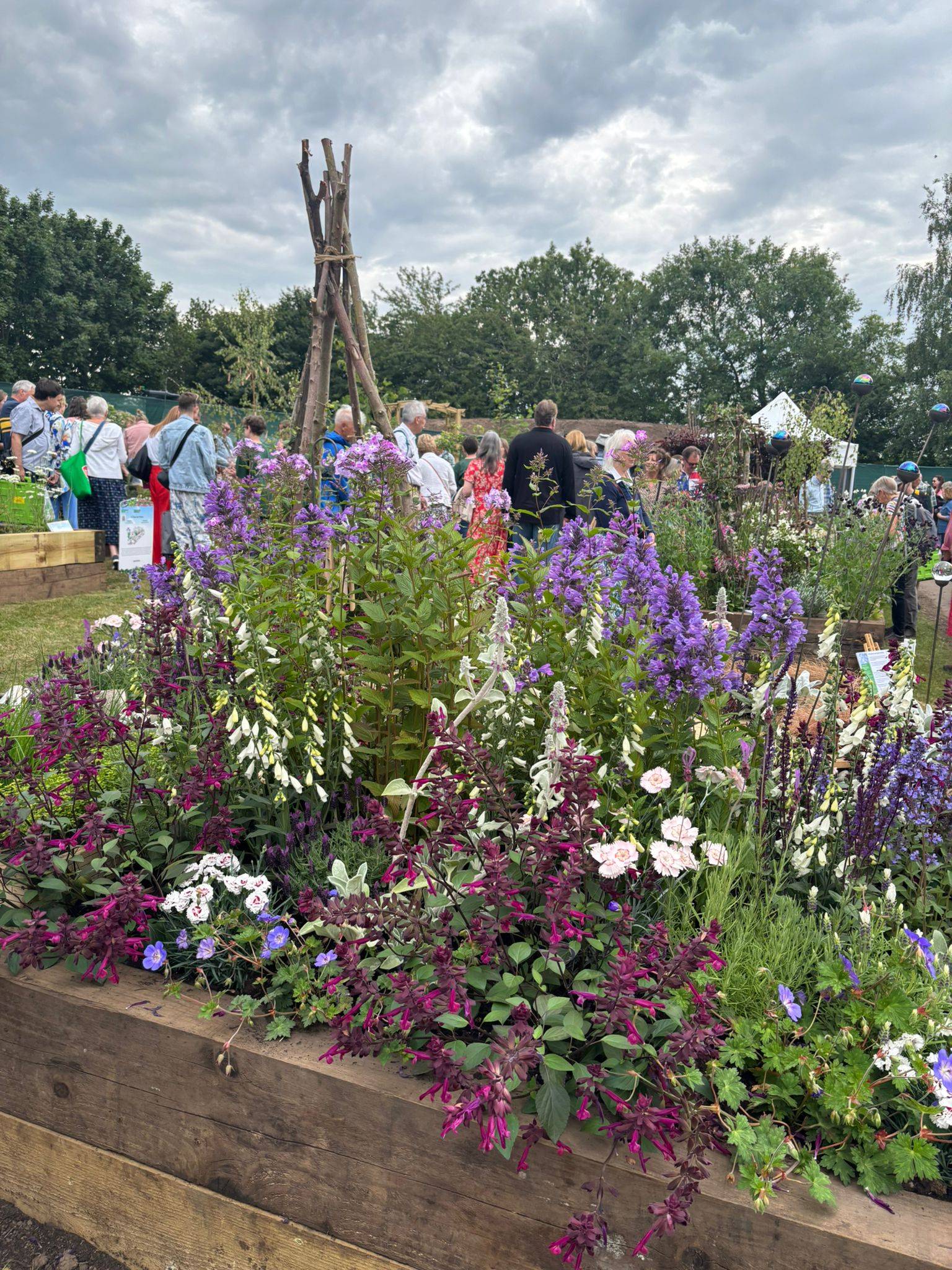 anthony massie beautiful border at bbc gardeners' world live 2025
